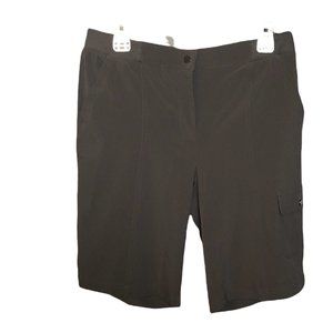 Black Polyester shorts